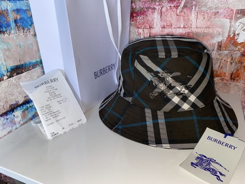 Cappello burberry check bucket - burberry,