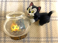 Figaro Cleo Mini Figure Bambola Pinocchio Disney Giappone