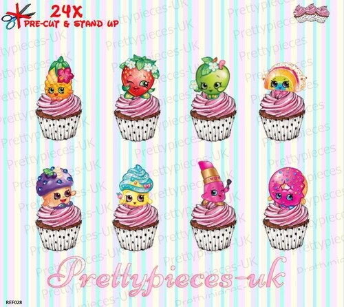 Shopkins topper per torta - 24,