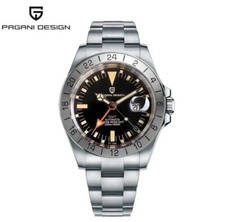  ?Pagani Design 1693 GMT Freccione Vintage Zaffiro Originale Orologio uomo