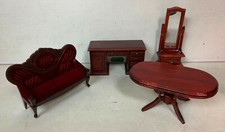 15611 Cs3 - Set 4 Mobili per casa delle bambole in legno