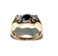 Anello Vintage In Oro Giallo 9