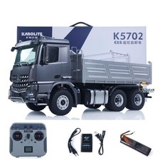 2.4G RC Sollevatore Elettrico Dumper 5702 1:14 6x6 Ribaltabile Barra di Sollevamento Motore Veicolo