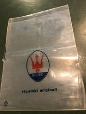 LOTTO N°12 SACCHETTI BUSTE ORIGINALI AUTO-MASERATI-RICAMBI ORIGINALI-VINTAGE