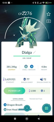 Dialga shiny legendary - dialga,