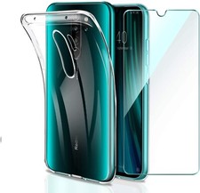 COVER CUSTODIA + PELLICOLA VETRO TEMPERATO PER XIAOMI REDMI NOTE 8 PRO 
