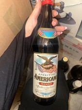 VINO VINTAGE DA COLLEZIONE "APERITIVO AMERICANO ROSSO " DITTA INTORCIA-MARSALA