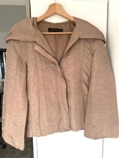 Giacca Zara beige collo largo