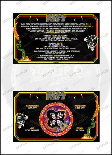 Bally kiss 1979 cartes - bally,