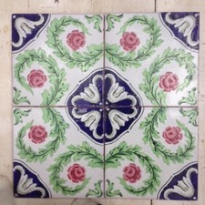 5 Riggiole antiche - Maioliche