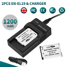 2x EN-EL19 batteria +