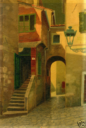 Calle treviso paesaggio olio - a, treviso-paesaggio-olio