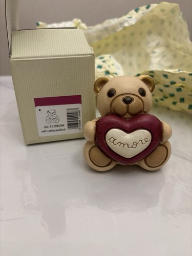 Thun teddy cuore con - con, scritta