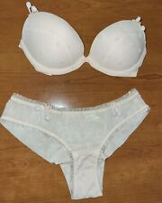 YAMAMAY Completino Intimo 2 misura Colore Albicocca a Pois NUOVO MAI INDOSSATO