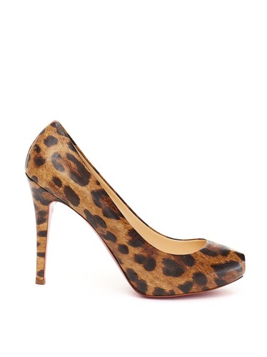 Decollete stampa leopardo open - leopardo,