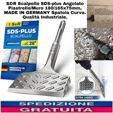 Scalpello SDS-plus Angolato Piastrelle/Muro 180/165x75mm, MADE IN GERMANY