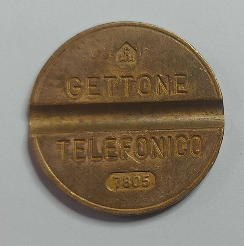 Gettone telefonico con segno - telefonico,