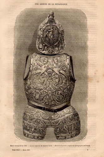 Stampa antica armatura - antica,