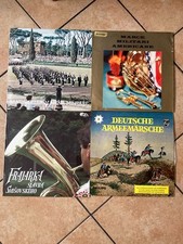 🎺 Lotto 4 Vinili Bande, Marce Militari RCA Philips Blubell Supraphon Collezione