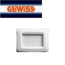 PLACCA 3P BIANCO NUVOLA GEWISS