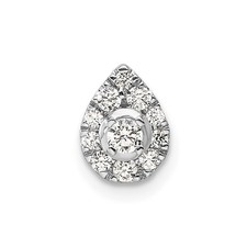 Ciondolo in oro bianco 14 kt