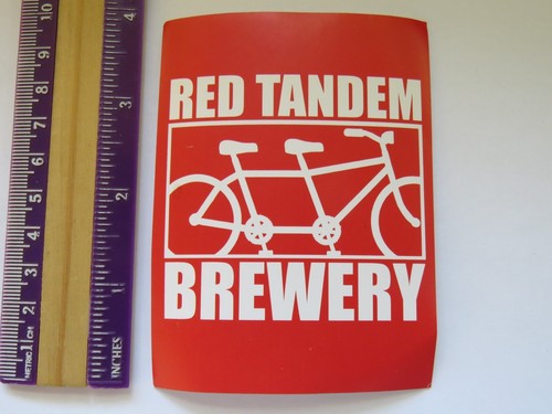 Adesivo birra red - adesivo, tandem