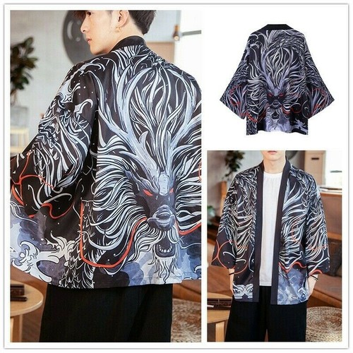 Cardigan uomo drago top giacca