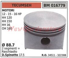 Pistone TECUMSEH tagliaerba tosaerba rasaerba 12 15 16 HP 016779
