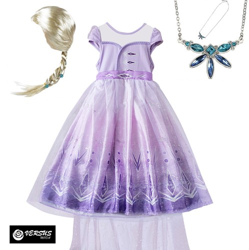 Frozen vestito mantello - frozen, 2