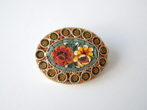 Spilla vintage fiori in - fiori,