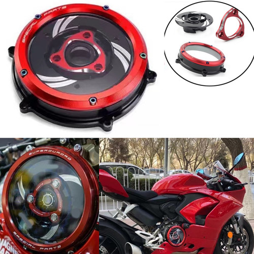 Racing clear clutch cover con - clutch,