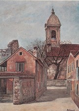 CARTOLINA DI TRIESTE ,OPICINA - DALLA BARDINA - ILL. BRESSANUTTI  non viaggiata