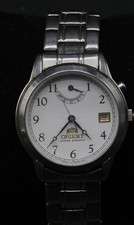 Orologio ORIENT Automatico POWER RESERVE - DATA. Quadrante Bianco Ø 36 mm