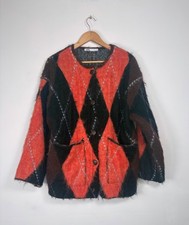 Cardigan ZARA nero arancione