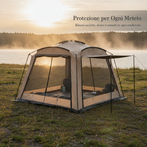 Tenda campeggio per 8 - tenda, da