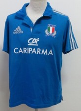 ADIDAS MAGLIA SHIRT MAILLOT JERSEY RUGBY ITALIA ITALY NAZIONALE FIR SPORT