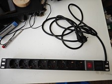 Alimentazione Multipresa Alluminio Ferro Armadio Rack 19 a 8 prese Multi schuko