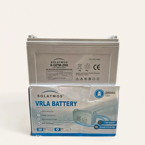 Batteria 200ah 12volt per kit