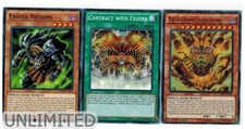 Set of 3 The Legendary Exodia