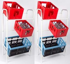 2er Set Getränkekistenregal