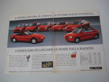 advertising Pubblicità 1993 MAZDA 323/626/121/MX-3 MX 3/RX-7 RX 7