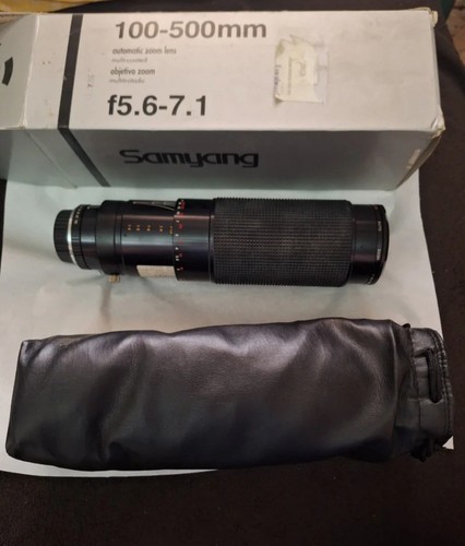 Objetivo samyang 100 - samyang, 100-500mm