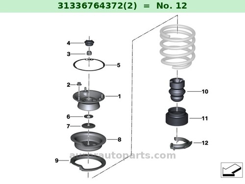 Kit 2x31336764372 spessore - kit,