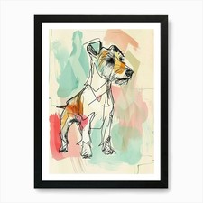 Quadro Jack Russel cane