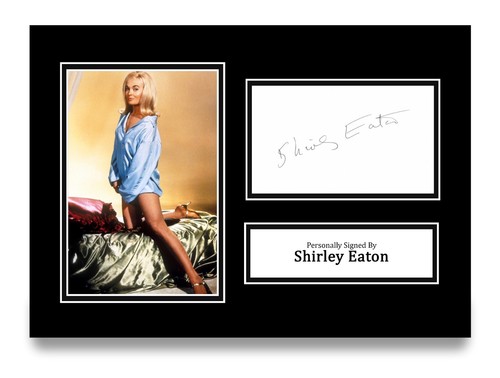 Shirley eaton signed photo - eaton,