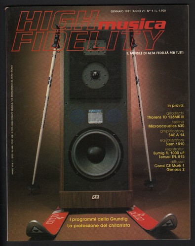 High fidelity musica 1981 - musica, 1/1981