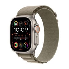 Apple Watch Ultra 2 49 mm Cassa in Titanio con Alpine Loop - Oliva, Piccolo (GPS
