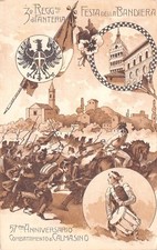 3850) PISTOIA, 3 FANTERIA BRIGATA PIEMONTE, 57 ANNI DELLA BATTAGLIA DI CALMASINO