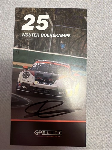 Biglietto autografo originale