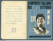 °°° tessera - gioventù